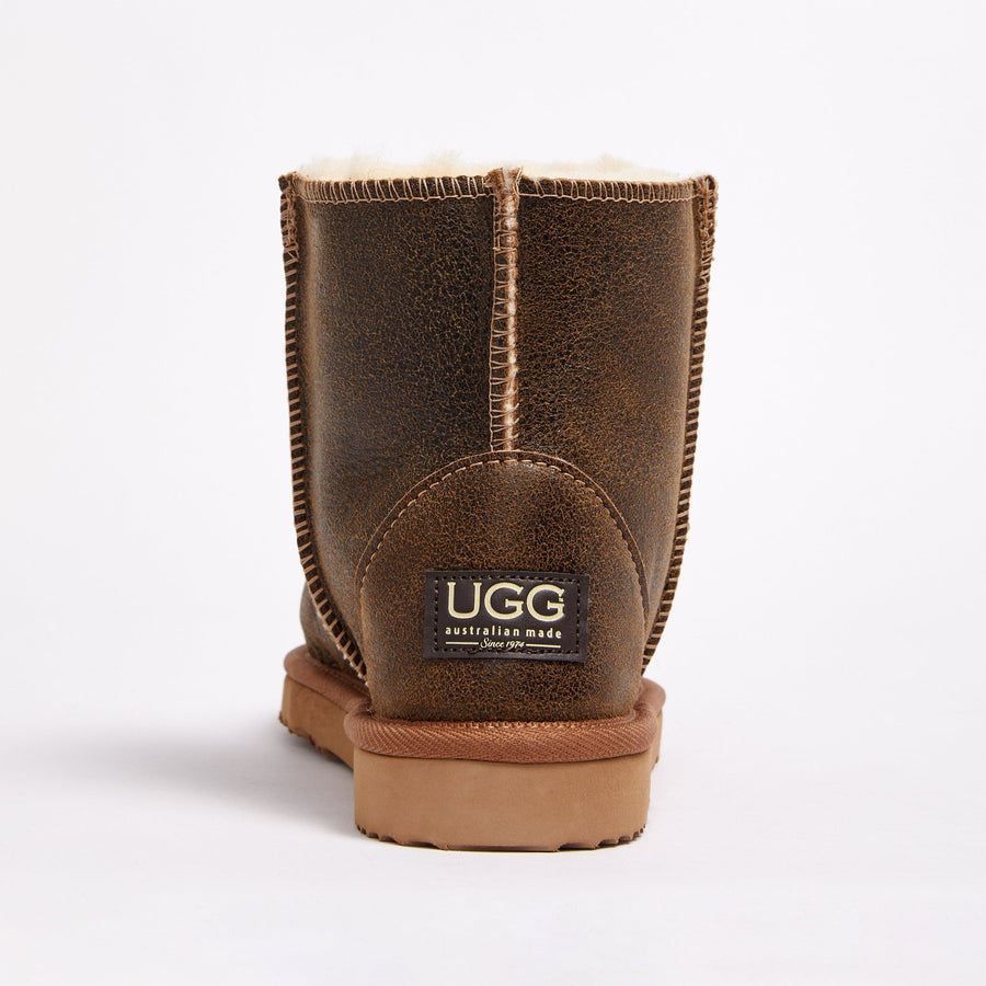Leather bomber uggs top