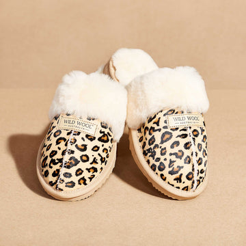 Women's Designer Slipper Baby Leopard