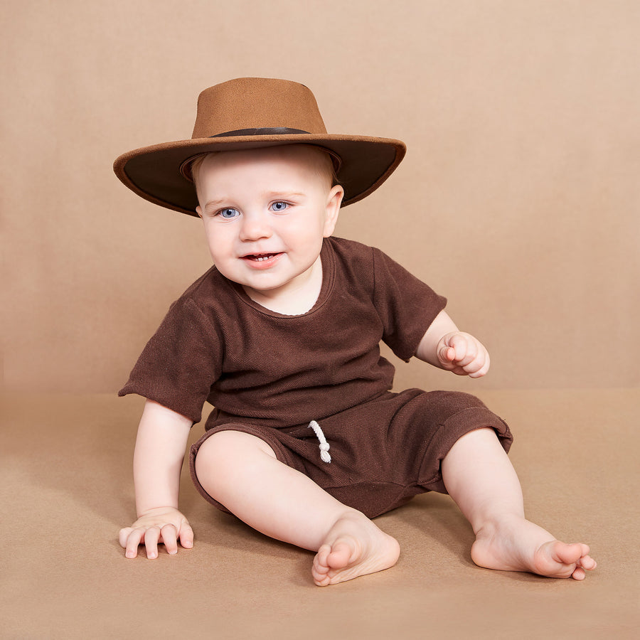 Kid's Sand suede hat